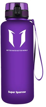 Super Sparrow Botella de Agua Deportiva - 1500ml - Sin BPA