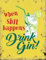 Lewistons-Of-London Sh*t Happens Drink Gin Fun Quote Vintage Retro Kitchen Man Cave Bar Pub Shed Novelty Gift Tin Wall Décor Metal Sign