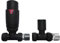 BETTERathrooms.com Matt Black Thermostatic Straight Radiator Valves