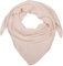 styleBREAKER Damen Strick Dreieckstuch | Weiches Schultertuch mit Reiskorn Muster | Unifarbenes Dreiecktuch aus Wolle Mix | Made in Italy | 190 x 72 cm, Farbe:Rose