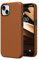 SURPHY Faux Leather Case Compatible with iPhone 13 Case 6.1 inch, Premium PU Leather Case Cover (with Metallic Buttons & Microfiber Lining) for iPhone 13, Brown