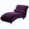 CLGTY Samt Chaiselongue Sofabezug Ohne Armlehne, Ultra Weich Innen Sofabezug Stretch Anti-Rutsch Sofahusse Für Wohnzimmer-lila-Einheitsgröße