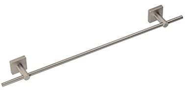 Chiswick Wall Mounted Flexi Fix Towel Rail, Brushed Nickel