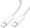 chenyang Cavo USB C a C in nylon intrecciato USB C PD 27 W 65 W 480 Mbps cavo dati caricabatterie bianco per telefono, tablet e laptop, 1,0 m