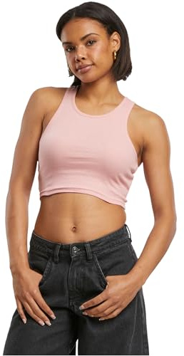 Urban Classics Damen Ladies Cropped Rib Top