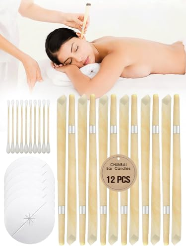 Coni Orecchie Cerume, CHUNBAI® Candele Orecchie, Coni per Orecchie per Cerume, Candele Cerume, Candele Cerume Orecchie, Coni Cerume Orecchie, Cono Orecchie Cerume, Candele Orecchie Cerume