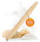 TIMELEOS Rouleaux à pâtisserie - Rouleau à pâte avec axe métallique - Rouleau à pâte comme accessoire de pâtisserie - Rouleau à pâte en bois de hêtre pour (Beech, 1x französischer Nudelholz)