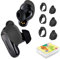Kit di regolazione auricolari 3 paia compatibili con auricolari Bose QuietComfort Ultra/Bose QuietComfort II, custodia di ricambio in silicone per auricolari Boss, 3 taglie (nero)