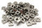 Dado basso quadrato M4 Inox | Forma bassa/profilo piatto in acciaio inossidabile A2-070 (V2A/304) norma DIN 562: Set di 20 pezzi - ProRaje