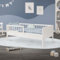 ML-Design Kinderbett 70x140 cm, Weiß, Einzelbett für Kinder mit Lattenrost und Rausfallschutz, Jugendbett aus Kiefernholz, Holzbett, Bettgestell für Jungen & Mädchen, Massivholz Babybett Kleinkindbett