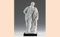 Generico ArteSacraCaravaggio Klassische Skulptur Herkules Farnese aus Alabasterpulver, Marmorsockel, 25 cm (9,84 Zoll) Made in Italy