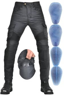 Pantaloni Motociclistici Corazzati Femminili Tessuto Impermeabile/con Design Elastico Jeans in Bicicletta Equestre/cittadini(S)