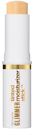 Revlon Glimmer Tinted Moisturizer Stick Viso, Fondotinta Idratante, Illuminante, Levigante, per una Pelle Luminosa, 110 Light, 8.9g