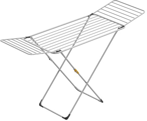 Rörets Wäscheständer Shape White | 18m Trockenlänge & Sicherheitssperre, 56x176x88 cm, Wäschentrocken mit Qualität von Schwedens führender Wächeständermarke