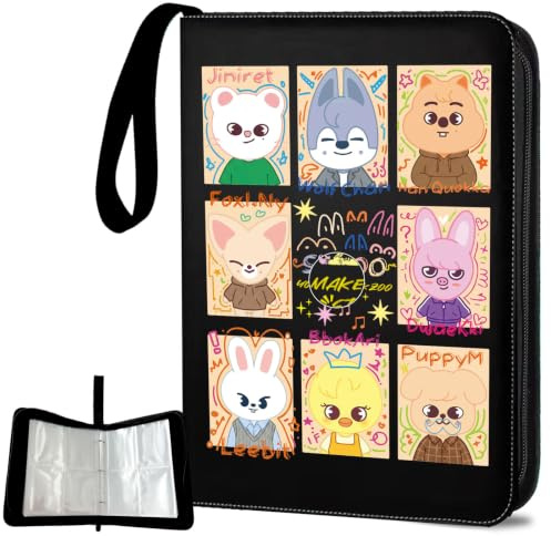 SKids Photocard Binder, Sammelkarten Album 400 Taschen, SKids Süße Photocards Holder, Kpop Merch Geschenke für Stay, KPOP Fans, Freunde, Familie, Liebhaber