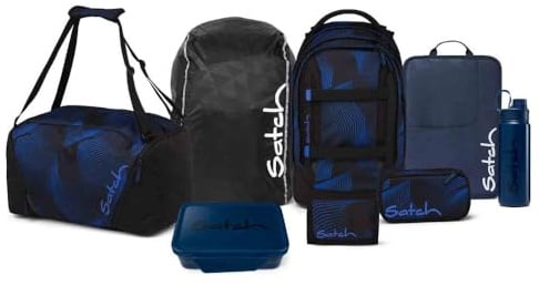Satch Pack Kollektor Edition Schulrucksack Set 8tlg. (Seismic Blue)