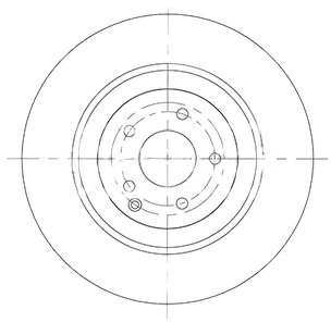 Borg & Beck BBD6092S Brake Disc Single To Fit MB C Class(W203 A209)5/01-3/10