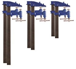 Piher - 6 serre-joints à pompe 35 x 8 mm - 2 x L. 40 cm, 2 x L. 60 cm, 2 x L. 80 cm de type F - 99980 - Piher
