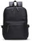 FANDARE Laptop Backpacks Boy College School Backpack fit 14 inch Laptop Casual Daypacks Teens Waterproof Knapsack for Outdoor Travel Shopping Work Camping Business Rucksack Bookbag PU Black
