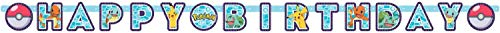 Child Pokemon HAPPY BIRTHDAY Letter Banner 2.1m