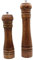 Abcsea 2 piezas molinillo de pimienta de madera peugeot manual, molinillo ajustables de pimienta y sal y especias, 8 y 10 pulg.