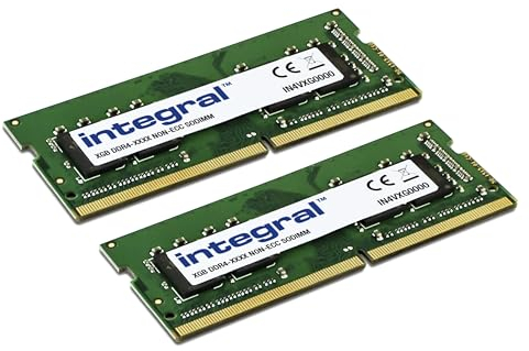 Integral 16GB kit (2X8GB) DDR4 RAM 2400MT/s SODIMM Computer portatile/Notebook, Memoria PC4-19200