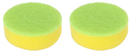 Vigar - Pack 2 Recambio Cepillo Lavaplatos - Cabezal con Esponja - 7,5 x 7,5 x 4,5 cm - Hergo - No Raya - Compatible con Ref. 9277 | 8 | 9 | 80 - Gris