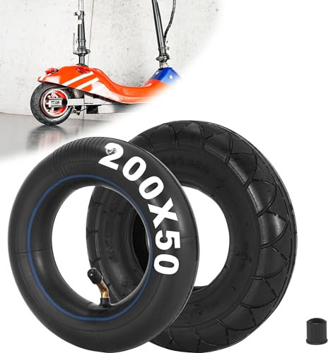 200 x 50 (8 x2) Scooter-Reifen- und Schlauchset Ersatz Geeignet Innendurchmesser 3.74/95mm für Schwinn Bladez Mongoose Power Core, Dune Buggy, ePunk, eSpark