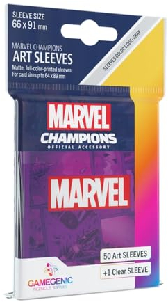 Gamegenic, MARVEL CHAMPIONS sleeves - Marvel Purple, Sleeve color code: Gray