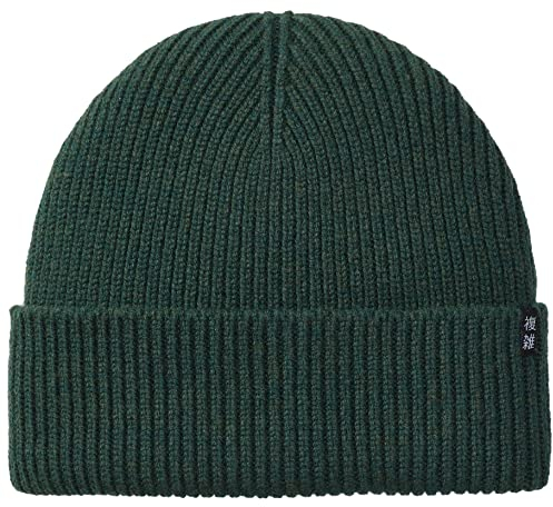 Enter the Complex® Merino Winter Mütze - Tao - 100% Merino Wolle, Beanie, Watch Cap, Strickmütze, Weich und Elastisch, Grobstrick, Damen und Herren, Dunkel Olive