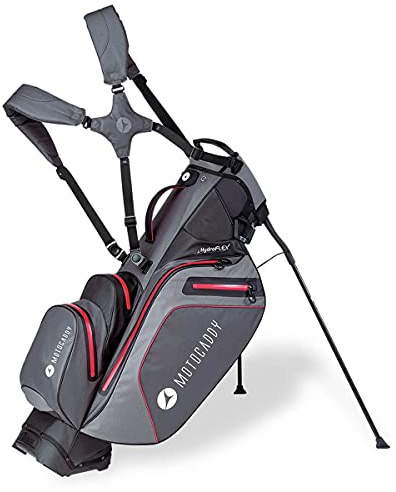 Motocaddy 2022 Hydroflex Standtasche - Anthrazit/Rot - Einheitsgröße