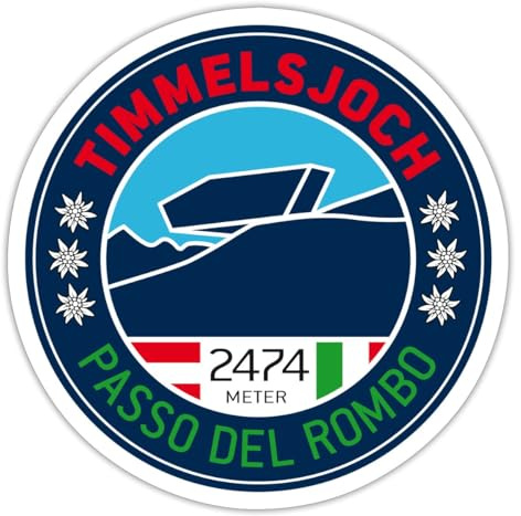 Timmelsjoch Passo Del Rombo Gebirgspass Sticker Aufkleber