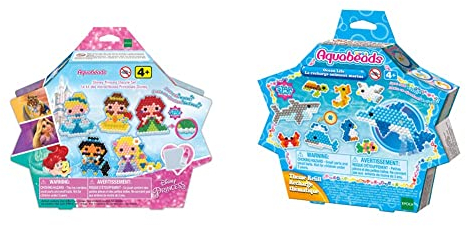 Aquabeads 31606 Disney Princess Dazzle Set Playset & Ocean Life Pack