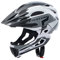 Cratoni Unisex – Erwachsene C-Maniac Pro Helmet, Weiß/Schwarz Matt, L