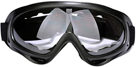 Sharplace Ski Snowboardbrille UV Schutz Anti Beschlag Schneebrille für Herren Damen & Jugend, Kinder, klar, 18x8cm