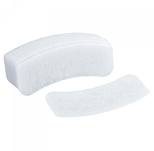 sourcing map Universal Cloth Dryer Air Intake Filter, Cotton 160x62mm White for Clothes Dryer Filter Replacement Pack of 10