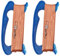 Hsthe Sea Kite Reel with Wrapping Board and 100 m Flying Line Pack of 2 (Blue)