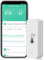 Sensore di umidità della temperatura WiFi: monitor di temperatura senza fili con notifica app, esportazione di memoria dati gratuita, igrometro interno intelligente (confezione da 1)