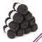 Bergère de France - BARISIENNE 7, Wolle set zum stricken und häkeln (10 x 50 g) - 100% Acryl - 6,5 mm - Weicher dicker runder Faden - Grau (RHINOCÉROS)