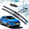 Für Nissan für Qashqai J11 2013-2019 Zubehör Auto Frontscheibe Wischerblätter Bürsten Cutter UJ Haken 2014 2015 2016 2017 2018 Scheibenwischer