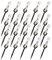 SunaOmni Köder Spike Karpfen Angelhaken Sting Pin mit Widerhaken Gummi Mais Ronnie Hair Rig Karpfenangelhaken Karpfenangeln Köder Spike Karpfenangeln Zubehör 20 STÜCKE