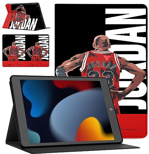 Funda Tablet para Lenovo Tab M10 Plus 10,3 TB-X606F/TB-X606X,Cool Moda Baloncesto Estrella 23 Patrón Ultra Slim PU Antichoque Protectora Carcasa con Función de Soporte, Negro Tablet Cover,02