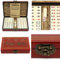 RATSTONE Mahjong，Mahjong Mahjong Set，Tragbares traditionelles chinesisches Mini-Mahjong-Spiel mit 144 Steinen für Familienspiele, Partys und lustige Spiele für Erwachsene zum Zeitvertreib.