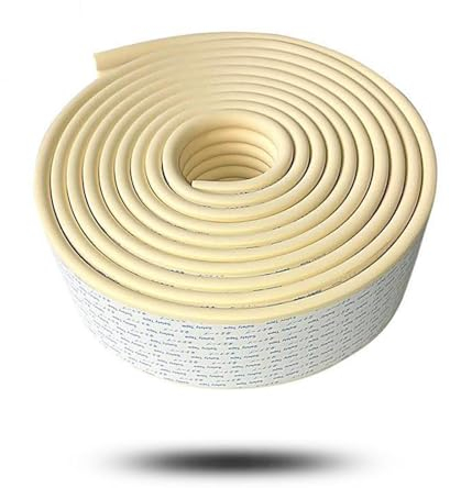 XPLKQXE Kantenschutz Schaumstoff, Sicherheits-Eckkanten-Stoßstangenschutz, Proof-Schaumstoff-Polsterschutz, Klebender Möbelkantenpolsterstreifen, Proofing-Set (Farbe : Weiß, Größe : 8pcs)