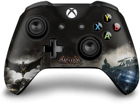 Head Case Designs Offizielle Batman Arkham Knight Schluessel Kunst Grafiken Vinyl Haut Gaming Aufkleber Abziehbild Abdeckung kompatibel mit Xbox One S/X Controller