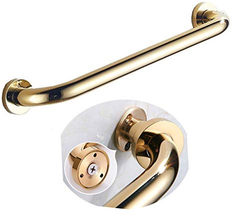 Haltegriffe, Griff, Sicherheitsunterstützung, Handläufe, 18-Zoll-Haltegriff aus verdicktem Messing, Badezimmer, Toilette, Polieren, Handlauf aus gebürstetem Nickel, Dusche, Badewanne, Sicherheitsunte