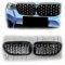 WOHOOD Frontniere Grill Silber Auto Obere Stoßstange Haube Mesh Grid Für B&M&W G30 G31 G38 5 Serie 2017-2020 520i 528i 530i, 535i 550i Auto Zubehör