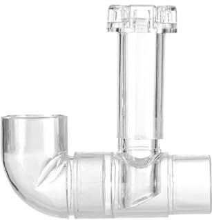 DONGKER Aquarium Ölfilm Skimmer, Auslassrohr Skimmer, Acryl Aquarium Ölfilm-Entferner Filterfläche für Fisch Tank Wasseranlage