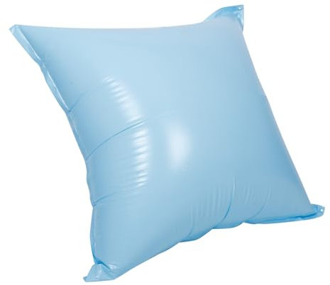 Aufblasbares Poolkissen für Winterabdeckung, mit Dichtventilen, PVC, Blau