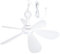 Osmond Silent 6 Leaves USB Powered Ceiling Canopy Fan Hanging Fan for Camping Bed Dormitory Tent